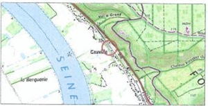 terrain à la vente -   76490  SAINT WANDRILLE RANCON, surface 550 m2 vente terrain - UBI455423192